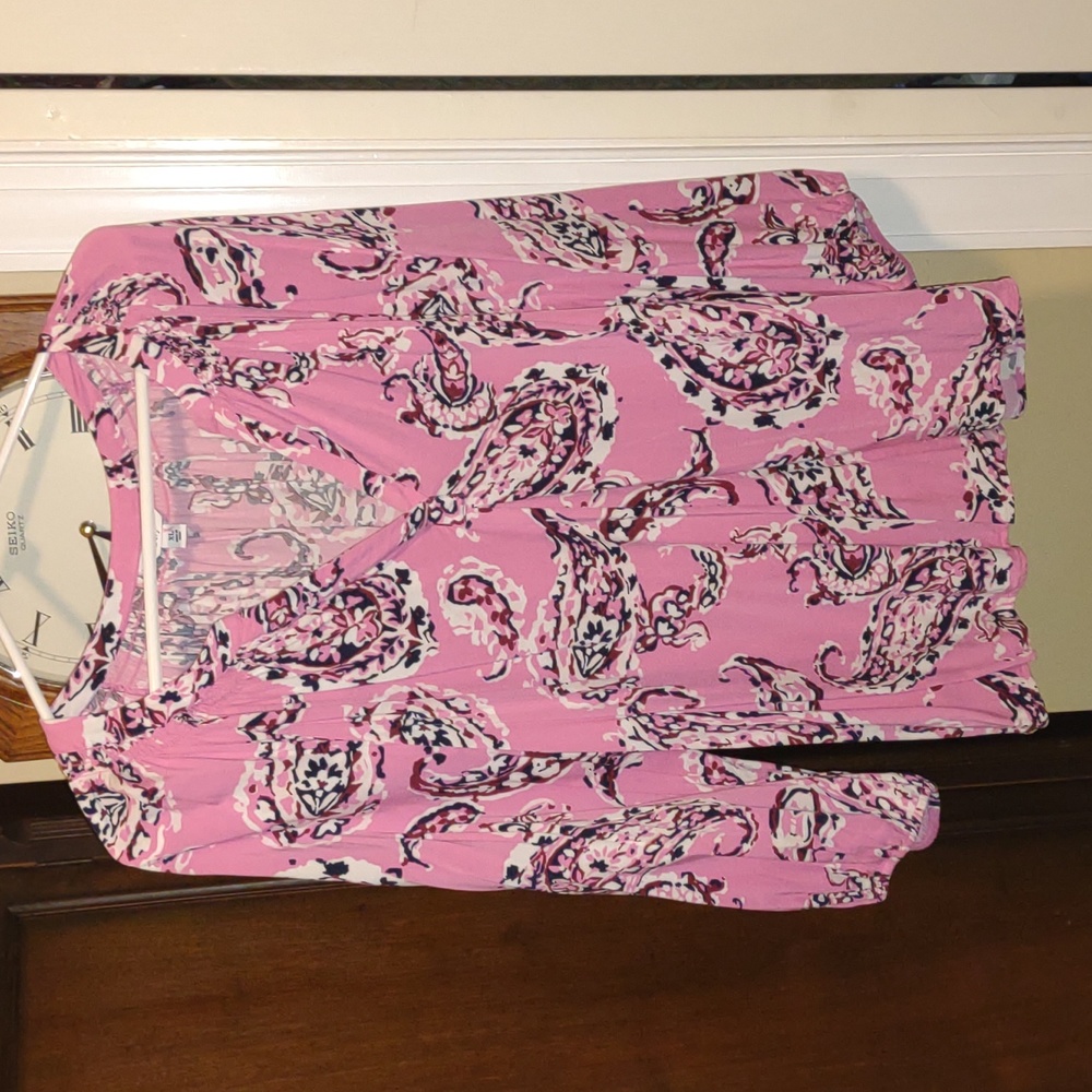 Paisley 3/4 arm length blouse - Picture 1 of 1